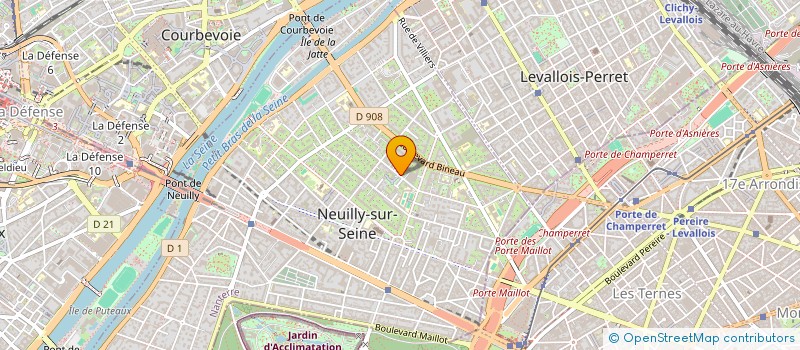 localisation de l'entreprise SCI CAMPO à NEUILLY-SUR-SEINE