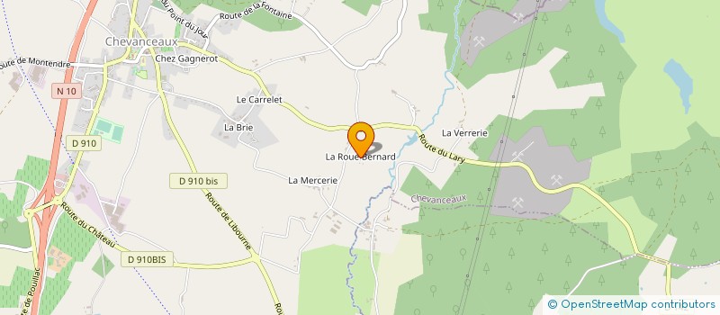 localisation de l'entreprise SCI CAMPOS  CHEVANCEAUX