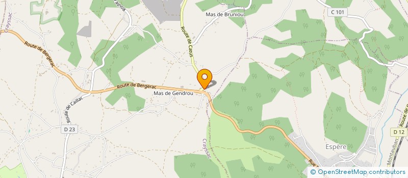 localisation de l'entreprise SCI CAMPOS  CRAYSSAC