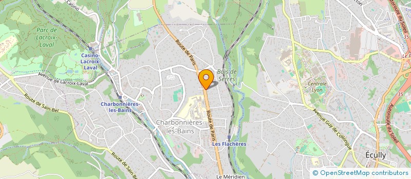 localisation de l'entreprise SCI CAMPREDON  CHARBONNIERES-LES-BAINS