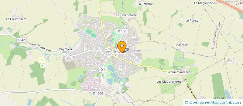 localisation de l'entreprise SCI CAMPUS  VENANSAULT