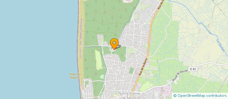 localisation de l'entreprise SCI CAMRA  NOTRE-DAME-DE-MONTS