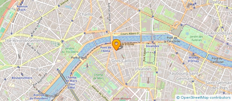 localisation de l'entreprise SCI CAMSAV  PARIS