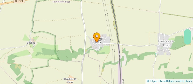 localisation de l'entreprise SCI CAMURI  FRESNOY-LE-LUAT