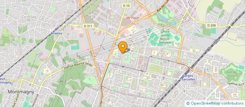 localisation de l'entreprise SCI CAMUS  SARCELLES