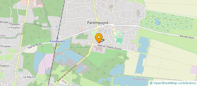 localisation de l'entreprise SCI CAMUS  LE PIAN-MEDOC