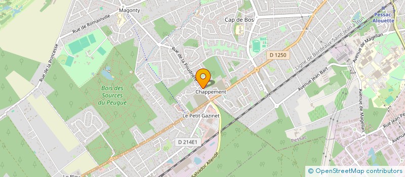 localisation de l'entreprise SCI CAMUS  PESSAC