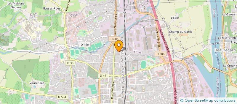 localisation de l'entreprise SCI CAMUS  ARNAS