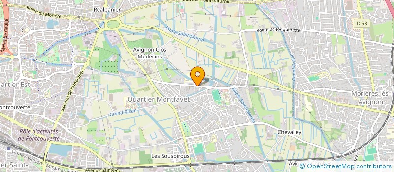 localisation de l'entreprise SCI CAMUS  AVIGNON