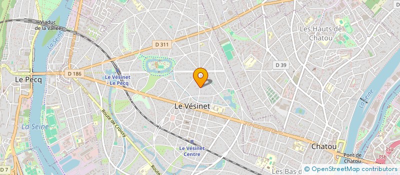 localisation de l'entreprise SCI CAMUS  LE VESINET