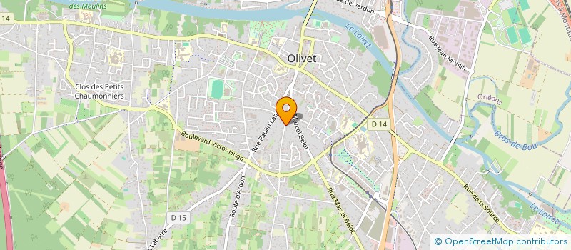 localisation de l'entreprise SCI CAMUS DUBOIS à OLIVET