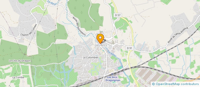 localisation de l'entreprise SCI CAMUS ITALIE à LES ARCS