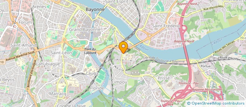 localisation de l'entreprise SCI CAMUS PERE ET FILS IMMOBILIER à BAYONNE