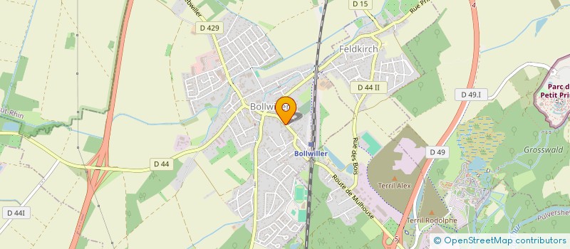 localisation de l'entreprise SCI CAMUSSO  BOLLWILLER