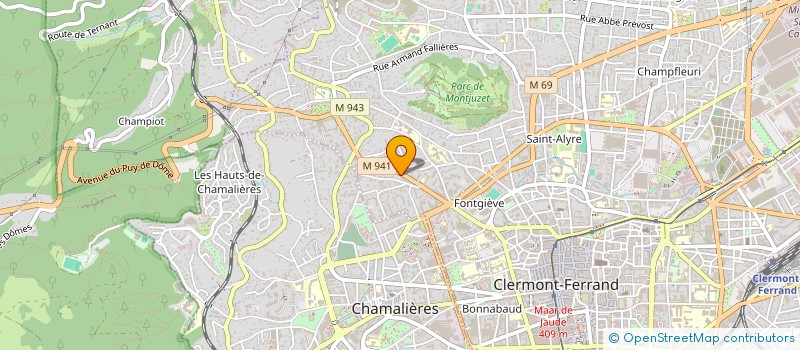 localisation de l'entreprise SCI CAMUT  CLERMONT-FERRAND