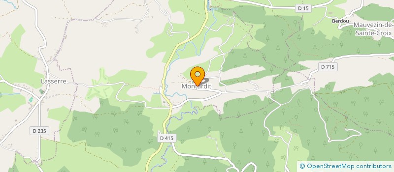 localisation de l'entreprise SCI CAMY à SAINTE-CROIX-VOLVESTRE