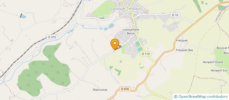 localisation de l'entreprise SCI CAMY CHEMIN DU SANG DU SERP  LAROQUE-TIMBAUT