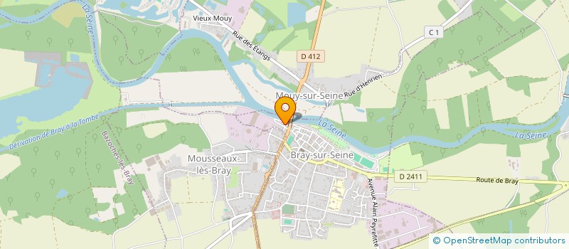 localisation de l'entreprise SCI CAMYLA  JAULNES