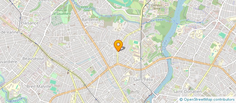 localisation de l'entreprise SCI CAMZON  NANTES