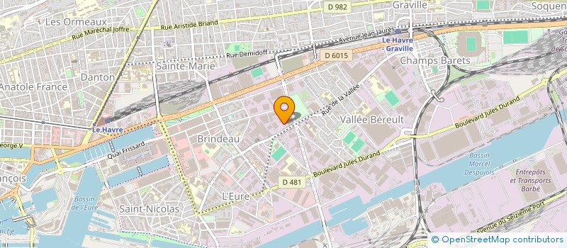 localisation de l'entreprise SCI CAN à LE HAVRE