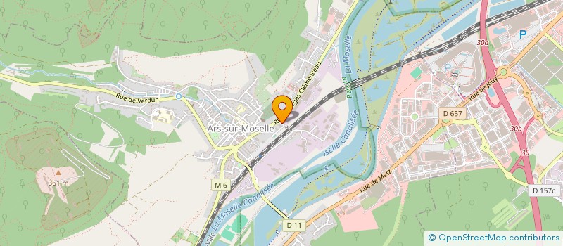 localisation de l'entreprise SCI CAN  ARS-SUR-MOSELLE