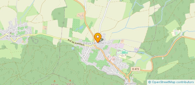 localisation de l'entreprise SCI CAN  VIEUX-FERRETTE