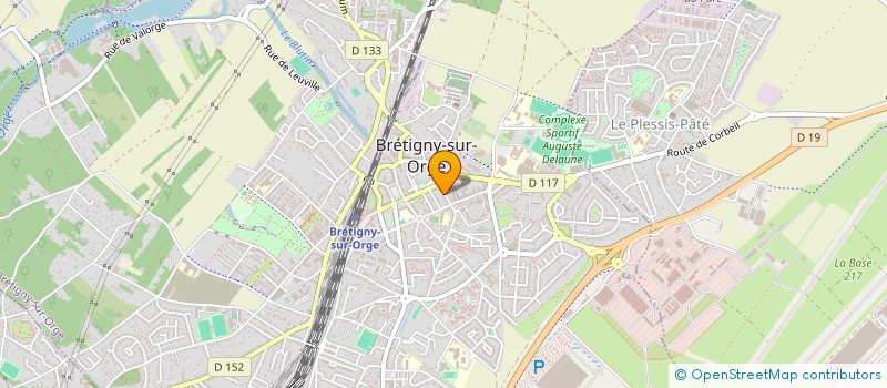 localisation de l'entreprise SCI CAN à BRETIGNY-SUR-ORGE