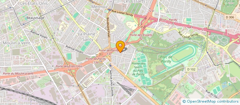 localisation de l'entreprise SCI CAN IMMOBILIER  VENISSIEUX