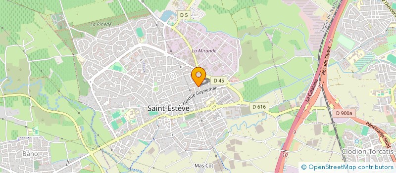 localisation de l'entreprise SCI CAN LLORY  SAINT-ESTEVE