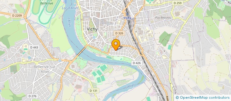 localisation de l'entreprise SCI CANA à VICHY