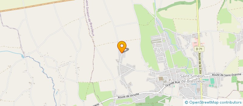 localisation de l'entreprise SCI CANA  SAINT-SIMEON-DE-BRESSIEUX