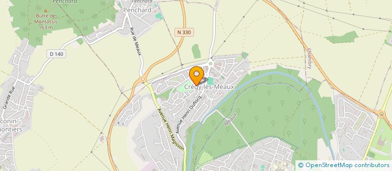 localisation de l'entreprise SCI CANA  CREGY-LES-MEAUX