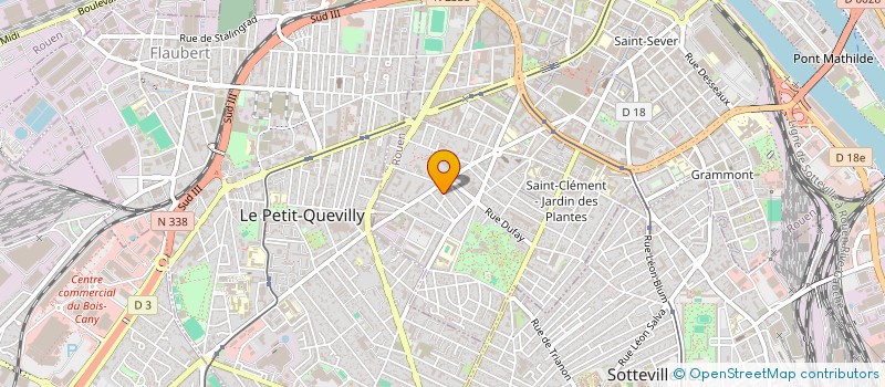 localisation de l'entreprise SCI CANAAN à ROUEN