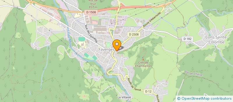 localisation de l'entreprise SCI CANADA  FAVERGES-SEYTHENEX