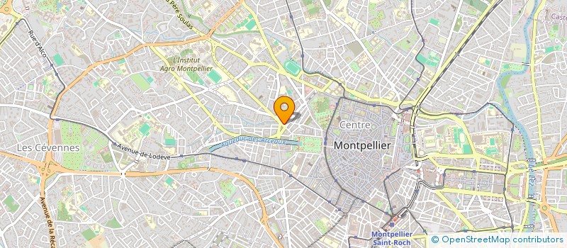 localisation de l'entreprise SCI CANAI à MONTPELLIER