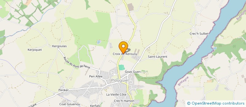 localisation de l'entreprise SCI CANAILE à PLOUGUIEL