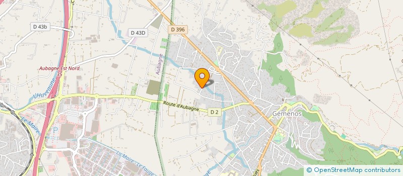 localisation de l'entreprise SCI CANAILLE  GEMENOS