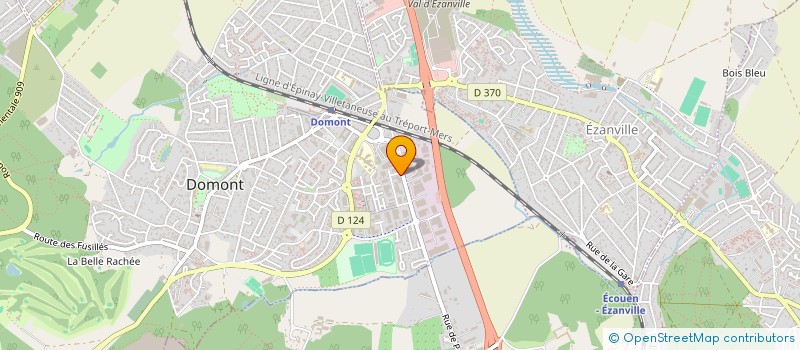 localisation de l'entreprise SCI CANAILLES  DOMONT