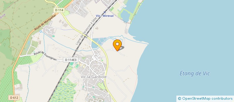 localisation de l'entreprise SCI CANAILLOU  VIC-LA-GARDIOLE