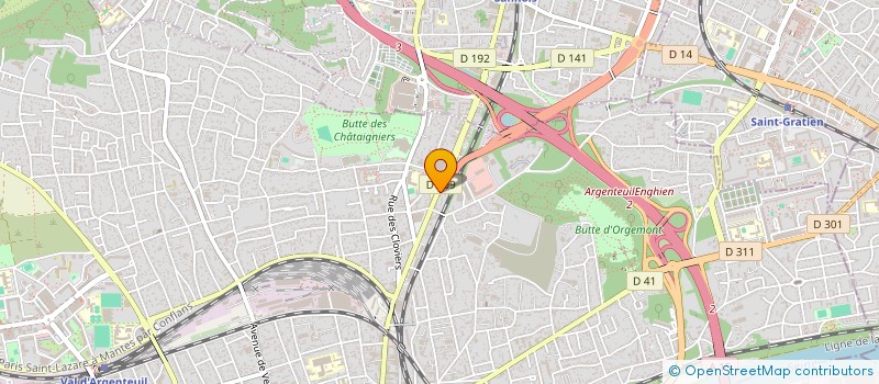 localisation de l'entreprise SCI CANAIS  ARGENTEUIL