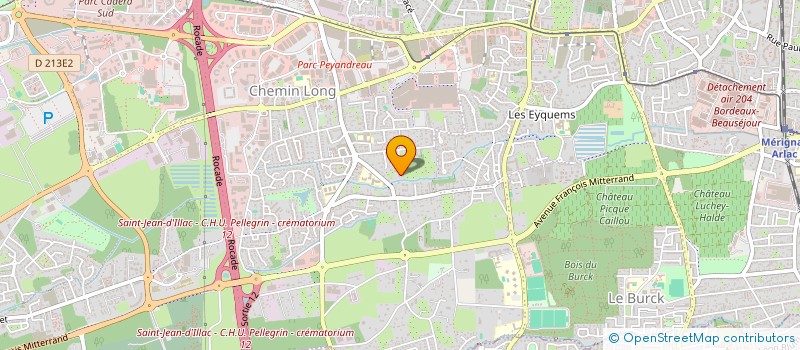 localisation de l'entreprise SCI CANAL  MERIGNAC