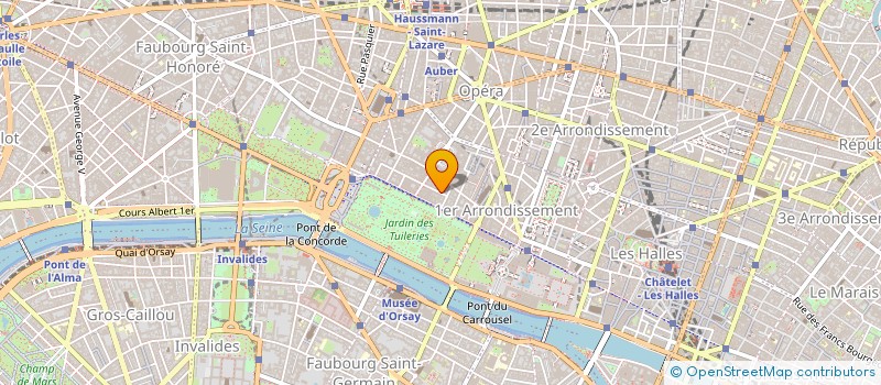 localisation de l'entreprise SCI CANAL OUEST à PARIS