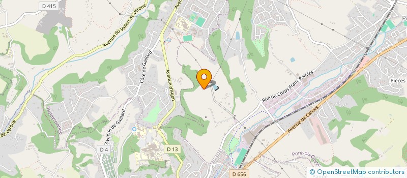 localisation de l'entreprise SCI CANAL SUR GARONNE  PONT-DU-CASSE