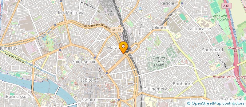 localisation de l'entreprise SCI CANAL VIOLETTE  TOULOUSE