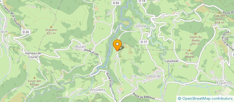 localisation de l'entreprise SCI CANALETTO  LABORDE