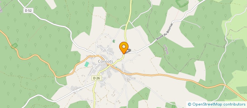 localisation de l'entreprise SCI CANALOBE  CONCOTS