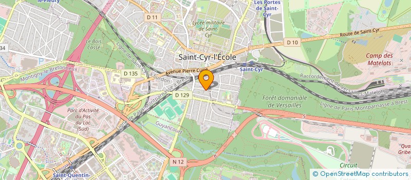 localisation de l'entreprise SCI CANAMED  SAINT-CYR-L'ECOLE