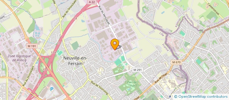 localisation de l'entreprise SCI CANAMOUSSE à NEUVILLE-EN-FERRAIN