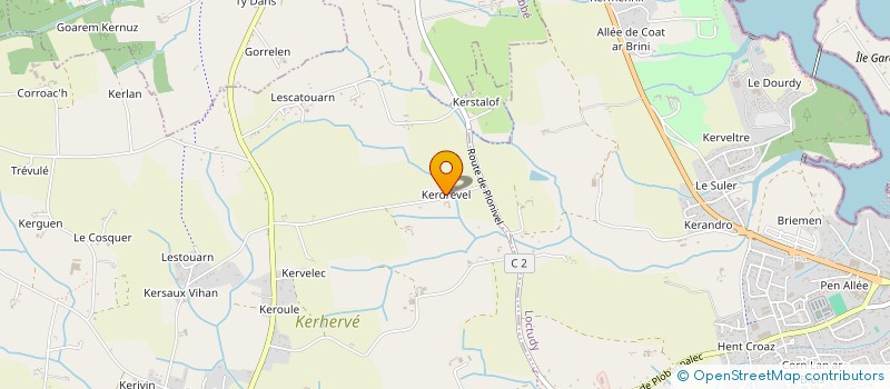 localisation de l'entreprise SCI CANAPE  PLOBANNALEC-LESCONIL