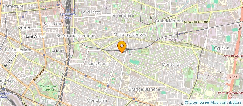 localisation de l'entreprise SCI CANARD  LYON